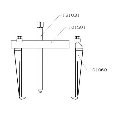EXTRACTOR FORZA SERIE 1000 DE 2 PATAS